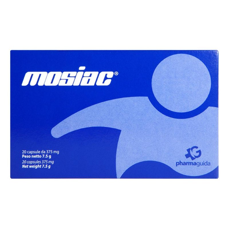 Mosiac Integratore Alimentare di Lattoferrina 20 Capsule Mosiac Integratore Alimentare di Lattoferrina 20 Capsule
