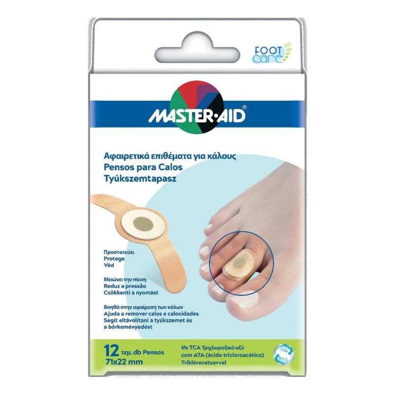 Master-Aid Foot Care - Cerotto per Calli 12 cerotti Master-Aid Foot Care - Cerotto per Calli 12 cerotti