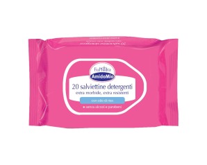 EuPhidra Amido Mio 20 Salviette Detergenti Delicate per Pelli Sensibili