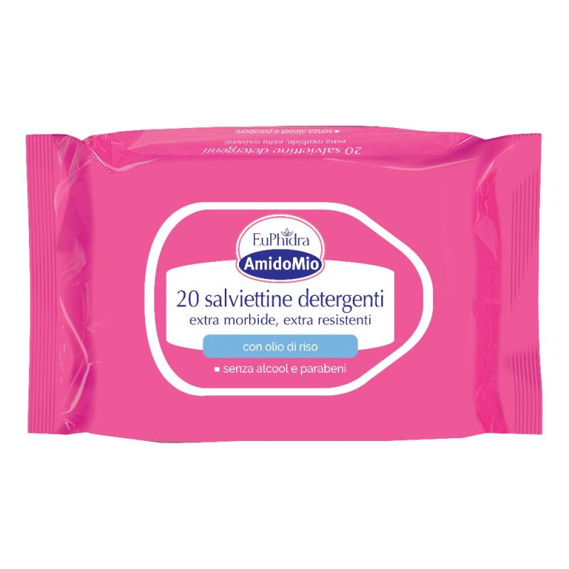 EuPhidra Amido Mio 20 Salviette Detergenti Delicate per Pelli Sensibili EuPhidra Amido Mio 20 Salviette Detergenti Delicate per Pelli Sensibili