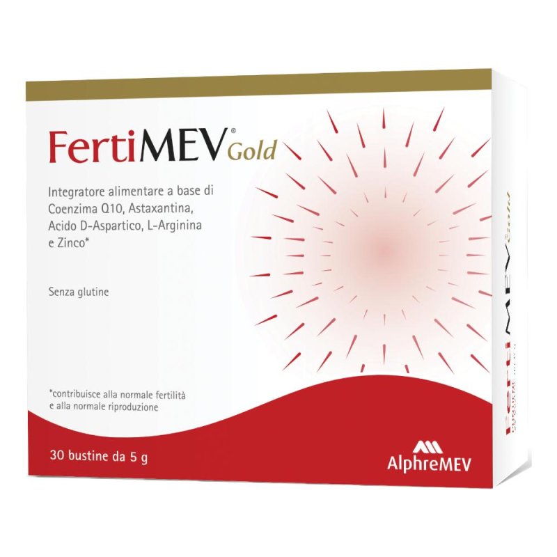 Fertimev Gold Integratore per migliorare la fertilità nell'uomo 30 bustine Fertimev Gold Integratore per migliorare la fertilità nell'uomo 30 bustine