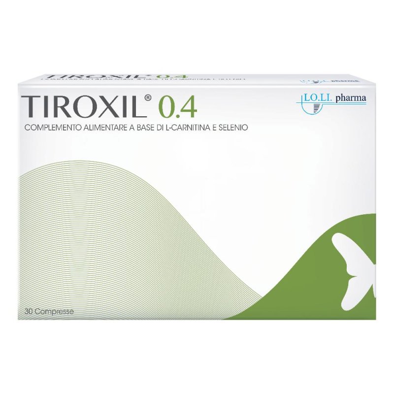 Tiroxil 0,4 Integratore Alimentare 30 Compresse con L-carnitina e Selenio