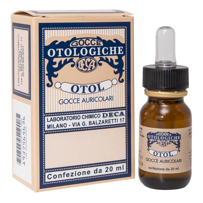 Deca Laboratorio Chimico Otol Gocce Soluzione Emolliente Umettante 20 Ml Deca Laboratorio Chimico Otol Gocce Soluzione Emolliente Umettante 20 Ml