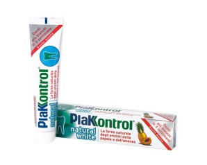 Plakkontrol  Igiene Dentale Quotidiana Natural White Dentifricio 100 g