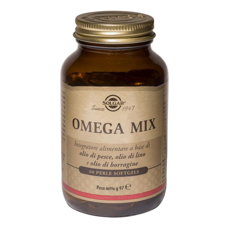 Solgar Colesterolo Trigliceridi Omega Mix Integratore Alimentare 60 Perle Solgar Colesterolo Trigliceridi Omega Mix Integratore Alimentare 60 Perle