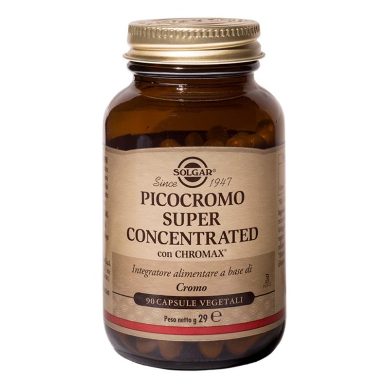 Solgar Metabolismo Sano Picocromo Super Concentrated Alimentare 90 Capsule Solgar Metabolismo Sano Picocromo Super Concentrated Alimentare 90 Capsule