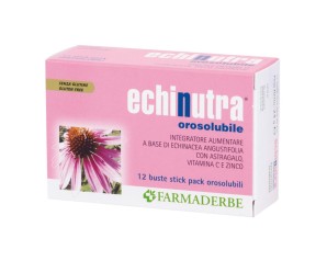 Farmaderbe Echinutra Integratore Alimentare Orosolubile 12 bustine
