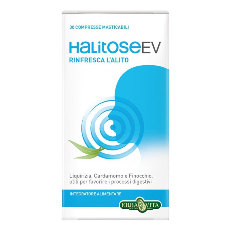 Erba Vita Group Halitose Ev 30 Tavolette Masticabili Erba Vita Group Halitose Ev 30 Tavolette Masticabili