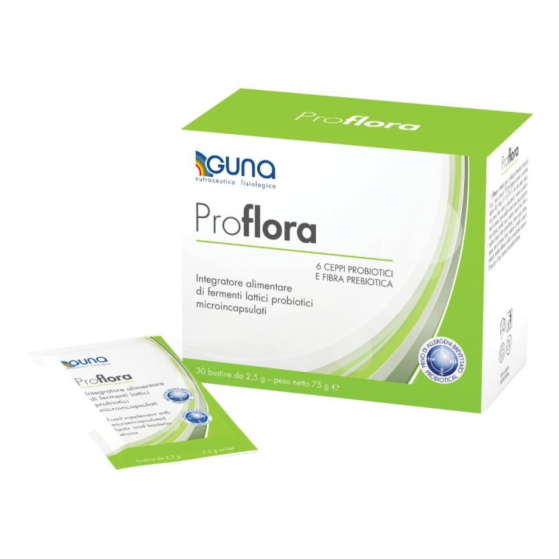 Guna proFLORA Integratore Alimentare Probiotico 30 Buste Guna proFLORA Integratore Alimentare Probiotico 30 Buste