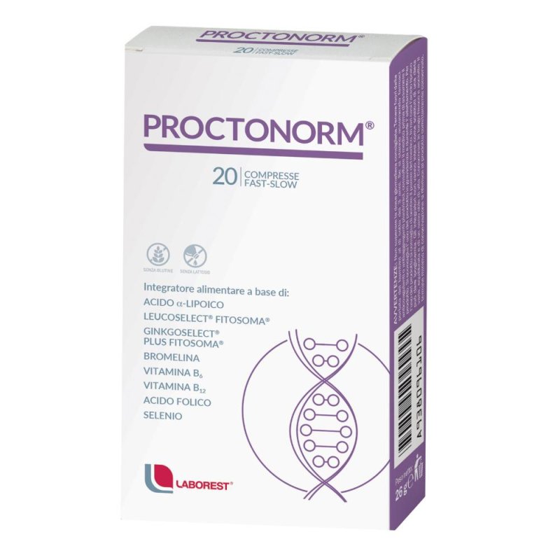 Proctonorm Integratore Alimentare 20 Compresse