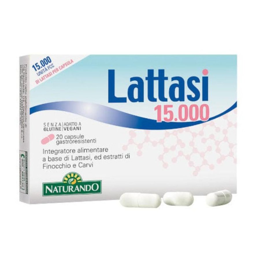 Naturando Lattasi 15000 20 Capsule Naturando Lattasi 15000 20 Capsule