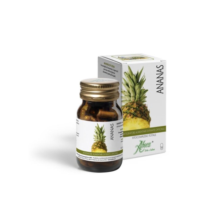 Aboca Ananas Fitocomplesso Totale Integratore Alimentare Drenante 50 Opercoli