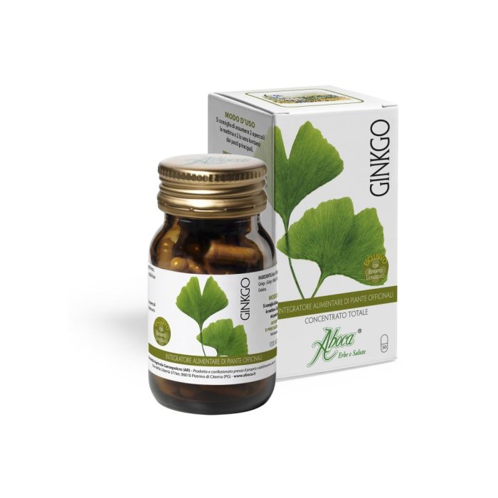 Aboca Integratori  Energia Mentale Ginkgo Concentrato Totale 50 Opercoli