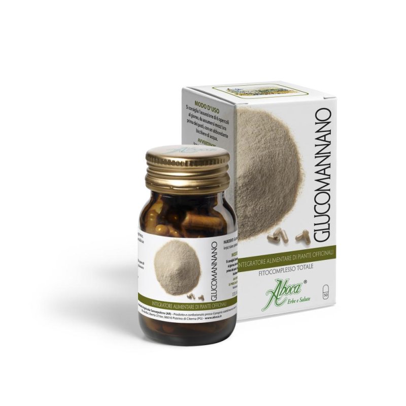 Aboca Glucomannano  Integratore Alimentare 50 Opercoli