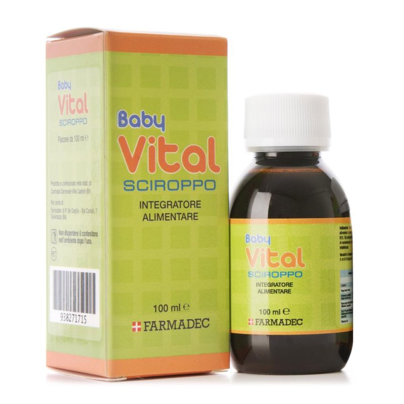 Farmadec Di Pasquale De Ceglia Babyvital Sciroppo 100 Ml Farmadec Di Pasquale De Ceglia Babyvital Sciroppo 100 Ml