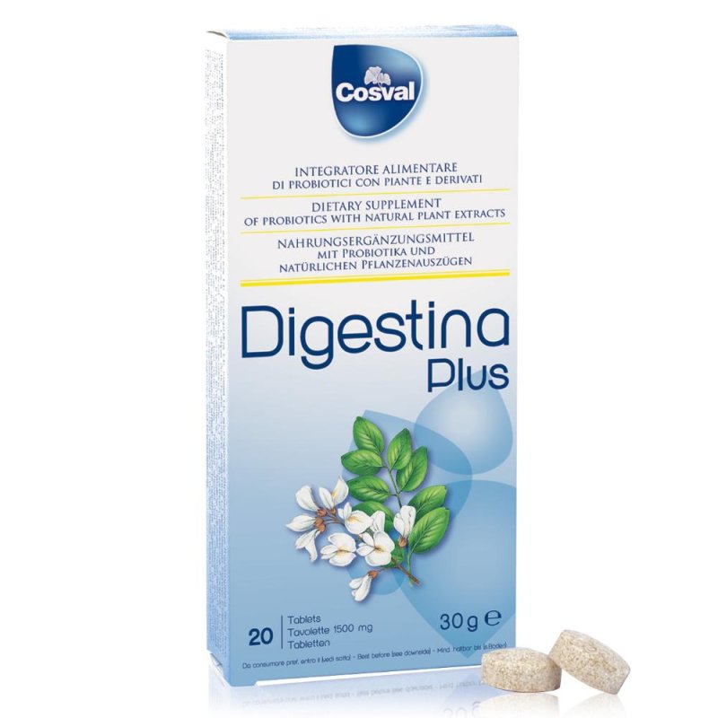 DIGESTINA Plus 20 Tav.1500mg DIGESTINA Plus 20 Tav.1500mg