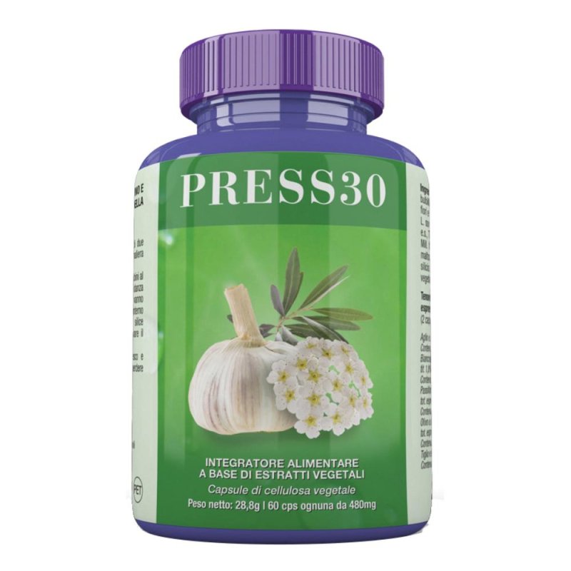 Press 30 Axitech 60 Capsule Integratore Alimentare per la Pressione Arteriosa &ndash; Prodotto Originale Axitech Mechelen