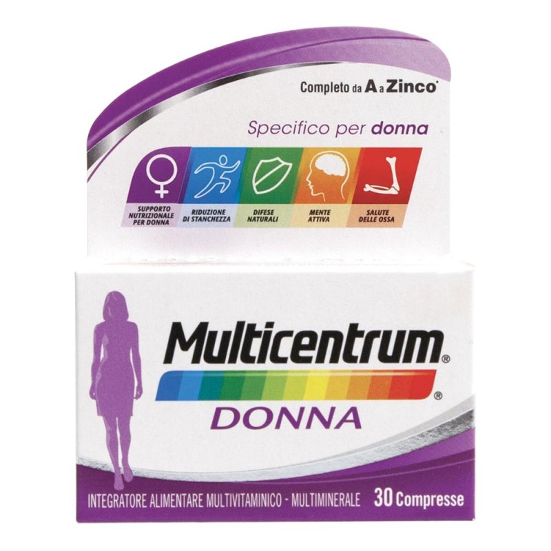 Multicentrum Donna Integratore Alimentare 30 Compresse Multicentrum Donna Integratore Alimentare 30 Compresse