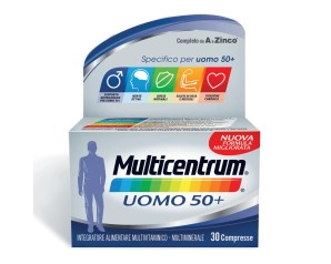Multicentrum Uomo 50+ Integratore Alimentare 30 Compresse