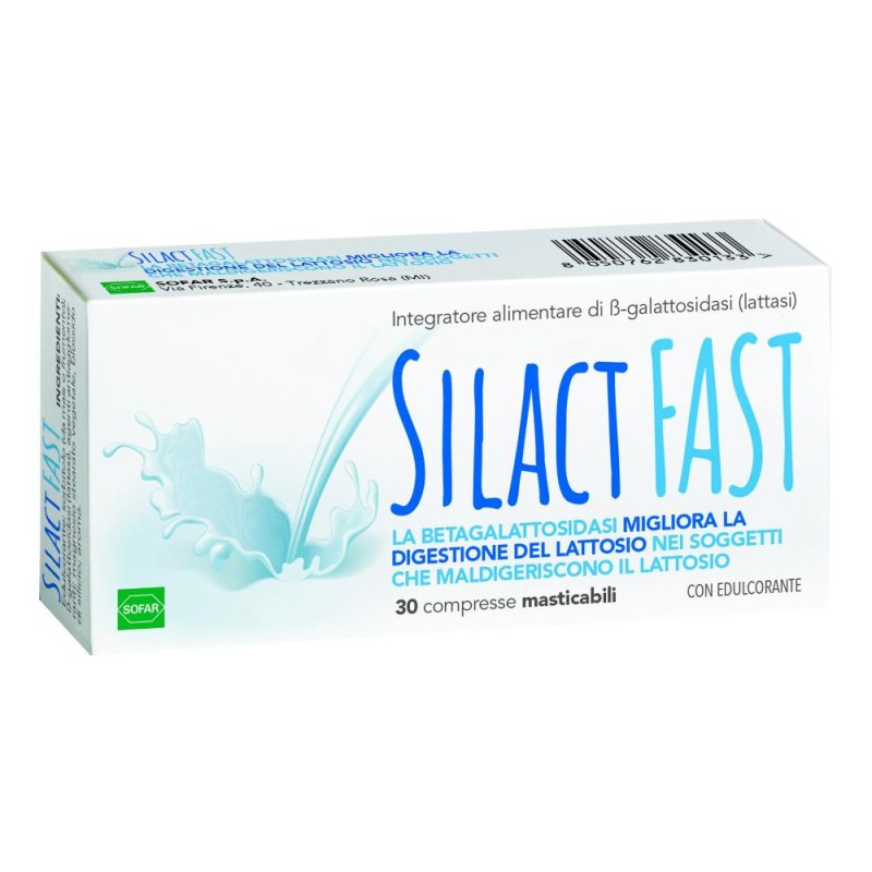 Sofar Digestione Sana Silact Fast Integratore 30 Compresse Masticabili Sofar Digestione Sana Silact Fast Integratore 30 Compresse Masticabili