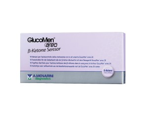 Glucomen Aero B-Ketone Sensor Strisce Misurazione Chetonemia 10 Pezzi