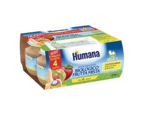 OMO HUMANA Frutta Bio 4x100g