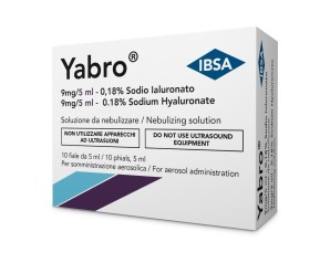 Yabro Aerosol Sodio Ialuronato 0,18% Soluzione Da Nebulizzare 10 Fiale Da 5 Ml
