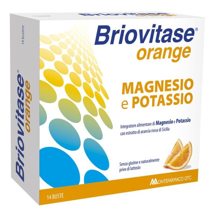 Montefarmaco Briovitase Orange Magnesio Potassio 14 Buste Montefarmaco Briovitase Orange Magnesio Potassio 14 Buste