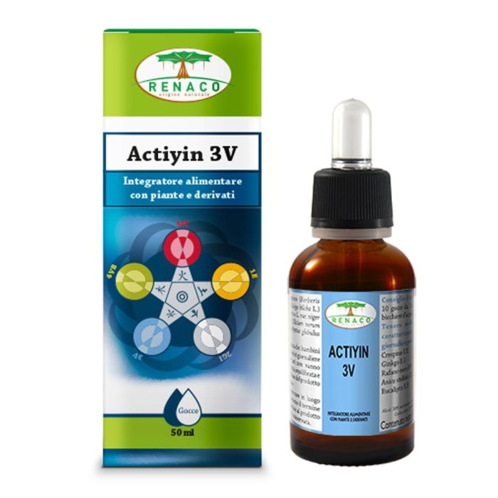 Actiyin 3V gocce 50 ml integratore multiceppo per equilibrio intestinale Actiyin 3V gocce 50 ml integratore multiceppo per equilibrio intestinale