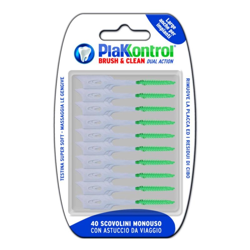 Plakkontrol Igiene Interdentale Brush & Clean Implant 40 Scovolini Plakkontrol Igiene Interdentale Brush & Clean Implant 40 Scovolini