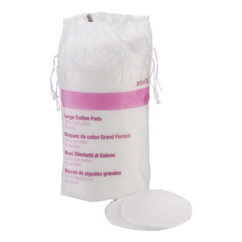 Alvita Maxi Dischetti di Cotone 80 pezzi Dischetti per pulizia e rimozione trucco Alvita Maxi Dischetti di Cotone 80 pezzi Dischetti per pulizia e rimozione trucco