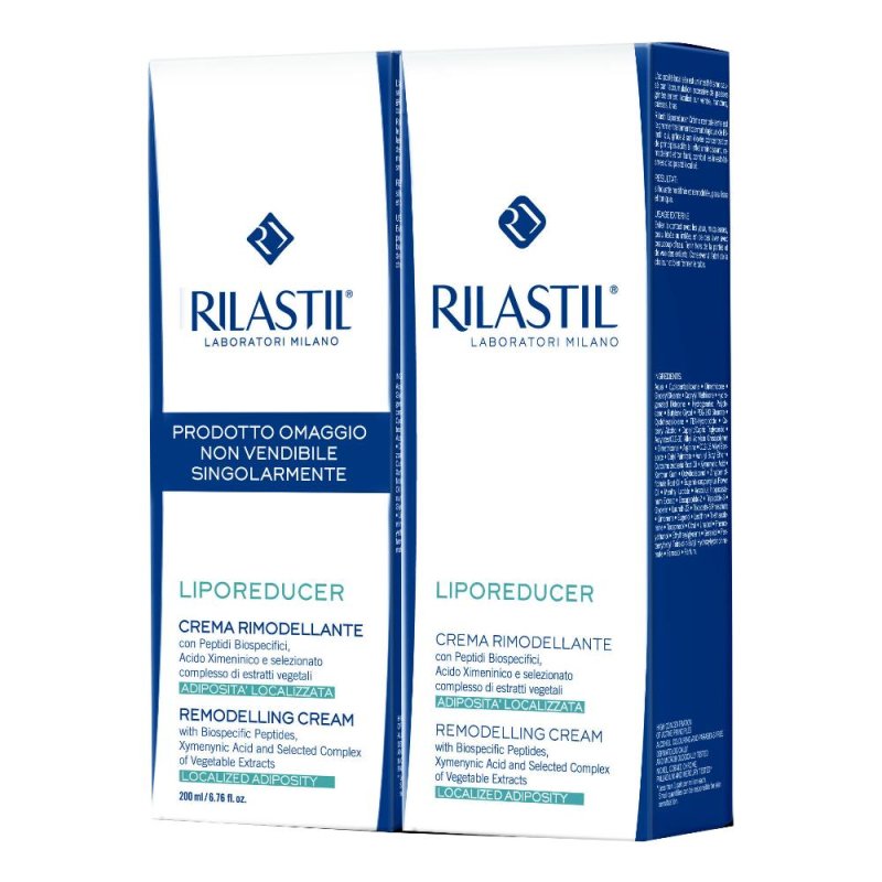 Rilastil Liporeducer Crema Rimodellante Bipack 1+1 omaggio 200 ml +200 ml Rilastil Liporeducer Crema Rimodellante Bipack 1+1 omaggio 200 ml +200 ml