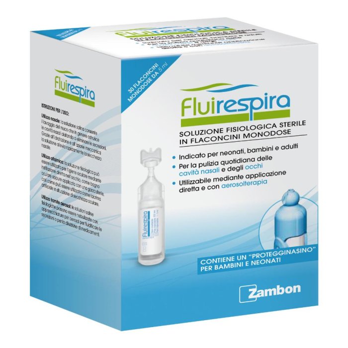 Fluirespira Soluzione Fisiologica 30 Flaconcini