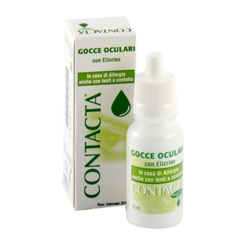 Contacta Gocce Oculari Con Elicriso In Caso Di Allergia 15 ml