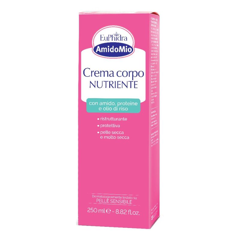 EuPhidra AmidoMio Pelle Delicata Crema Nutriente Amido di Riso 250 ml EuPhidra AmidoMio Pelle Delicata Crema Nutriente Amido di Riso 250 ml