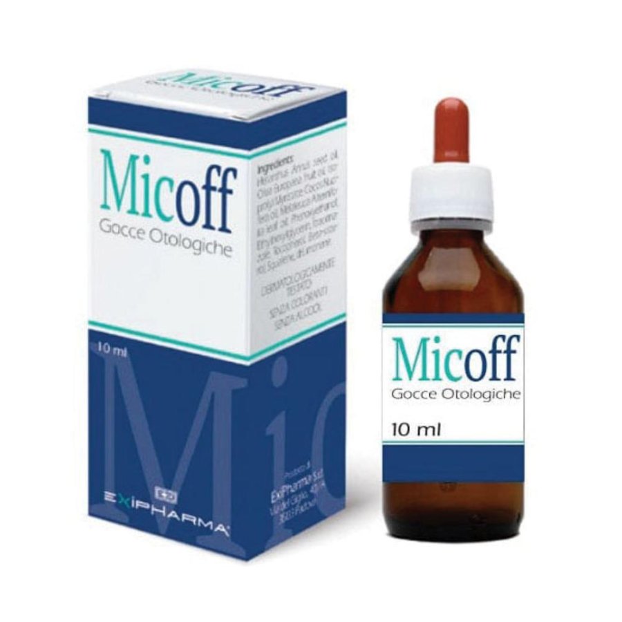 Exipharma Micoff - Gocce Otologiche Infezioni Micotiche Orecchio 10 ml Exipharma Micoff - Gocce Otologiche Infezioni Micotiche Orecchio 10 ml