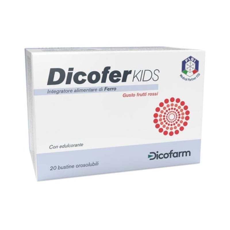 Dicofarm Dicofer Kids 20 Bustine Orosolubili Dicofarm Dicofer Kids 20 Bustine Orosolubili