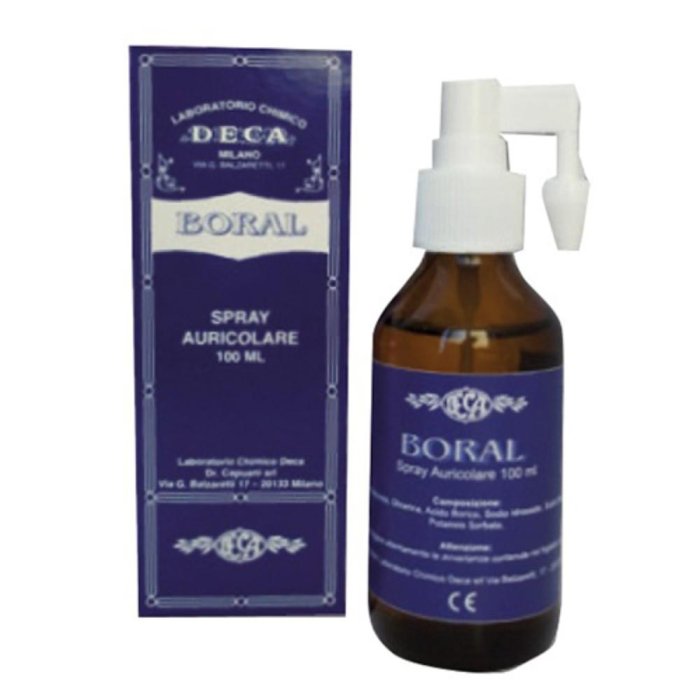 Deca Laboratorio Chimico Boral Spray Auricolare 100 Ml Deca Laboratorio Chimico Boral Spray Auricolare 100 Ml