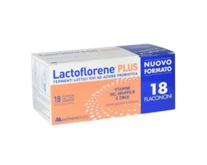 Lactoflorene Plus 18 Flaconcini fermenti lattici Integratore Probiotico per il Benessere Intestinale