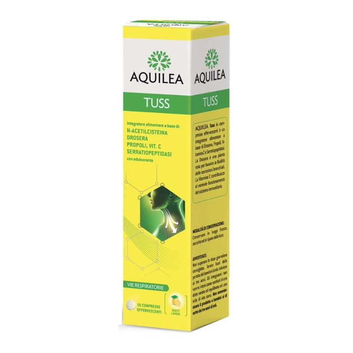 Aquilea Tuss Integratore Alimentare 15 Compresse Effervescenti Aquilea Tuss Integratore Alimentare 15 Compresse Effervescenti