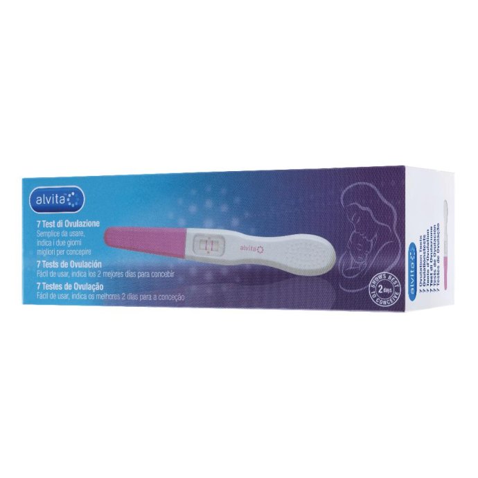 Alvita Test Ovulazione 7 pezzi test LH preciso e affidabile per individuare il picco fertile Alvita Test Ovulazione 7 pezzi test LH preciso e affidabile per individuare il picco fertile
