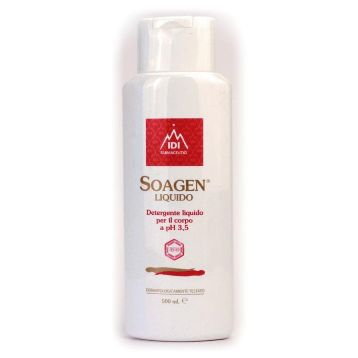 IDI Farmaceutici  Cosmetica Soagen Liquido pH 3.5 Detergente Corpo 500 ml