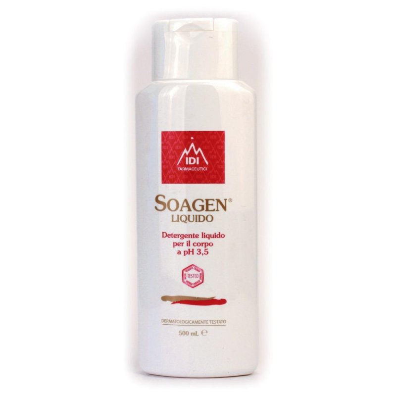 IDI Farmaceutici Cosmetica Soagen Liquido pH 3.5 Detergente Corpo 500 ml IDI Farmaceutici Cosmetica Soagen Liquido pH 3.5 Detergente Corpo 500 ml