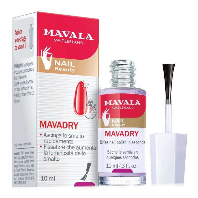 Mavala Mavadry Seche Vernis Smalto Asciugatura Rapida Top Coat 10 ml Mavala Mavadry Seche Vernis Smalto Asciugatura Rapida Top Coat 10 ml