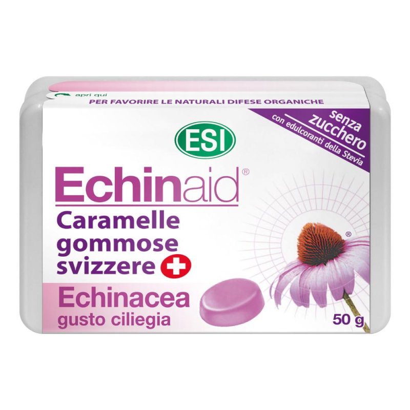 ESI Echinaid - Caramelle Gommose Rinforzo Difese Immunitarie Gusto Ciliegia 50g ESI Echinaid - Caramelle Gommose Rinforzo Difese Immunitarie Gusto Ciliegia 50g
