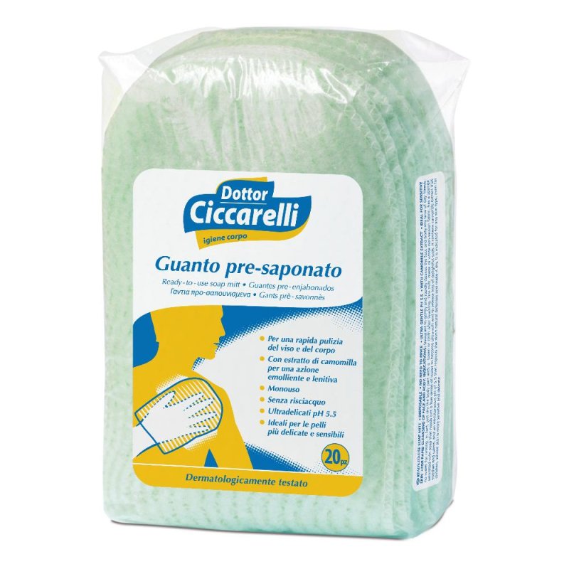 Ciccarelli Guanti Pre-Saponati 20 Pezzi Ciccarelli Guanti Pre-Saponati 20 Pezzi