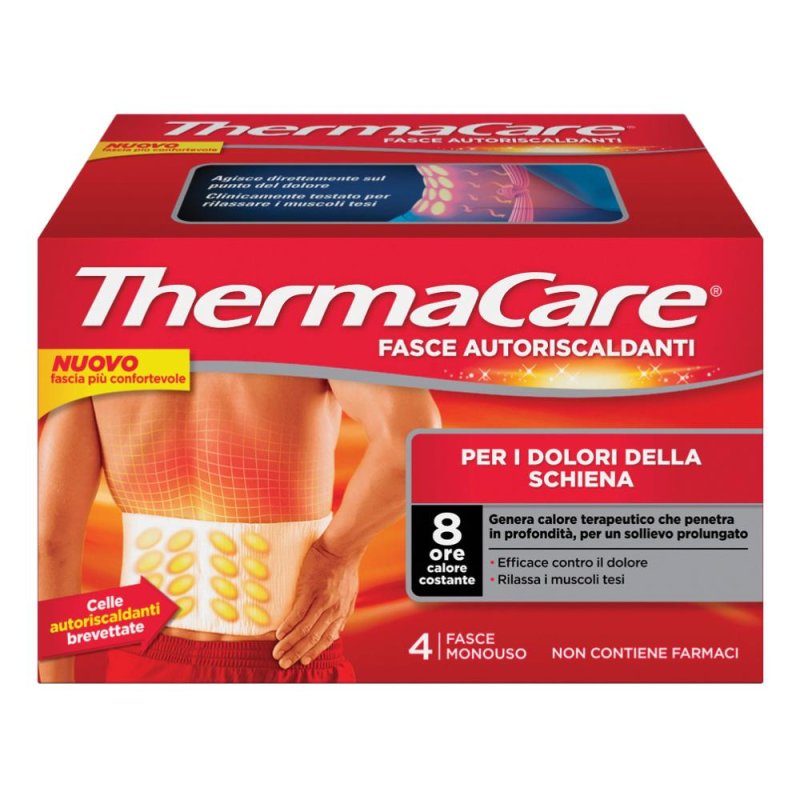 Thermacare 4 Fasce Autoriscaldanti Schiena Thermacare 4 Fasce Autoriscaldanti Schiena