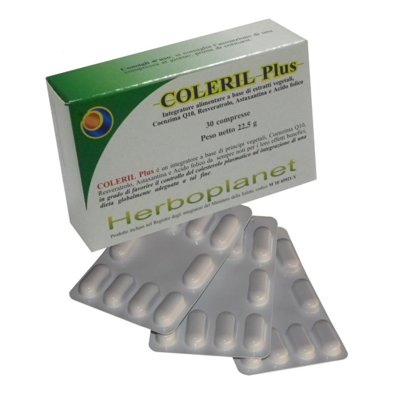 Herboplanet Coleril Plus 30 Compresse Herboplanet Coleril Plus 30 Compresse
