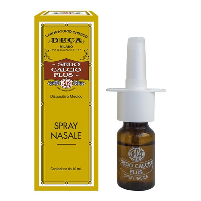 Deca Laboratorio Chimico Sedo Calcio Plus Spray Naso 10 Ml Deca Laboratorio Chimico Sedo Calcio Plus Spray Naso 10 Ml