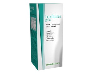 Luxfluires Gola Spray lenitivo per tosse e infiammazione 30 ml